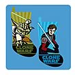 Star Wars Clone Wars Anakin and Yoda Applique Stockings